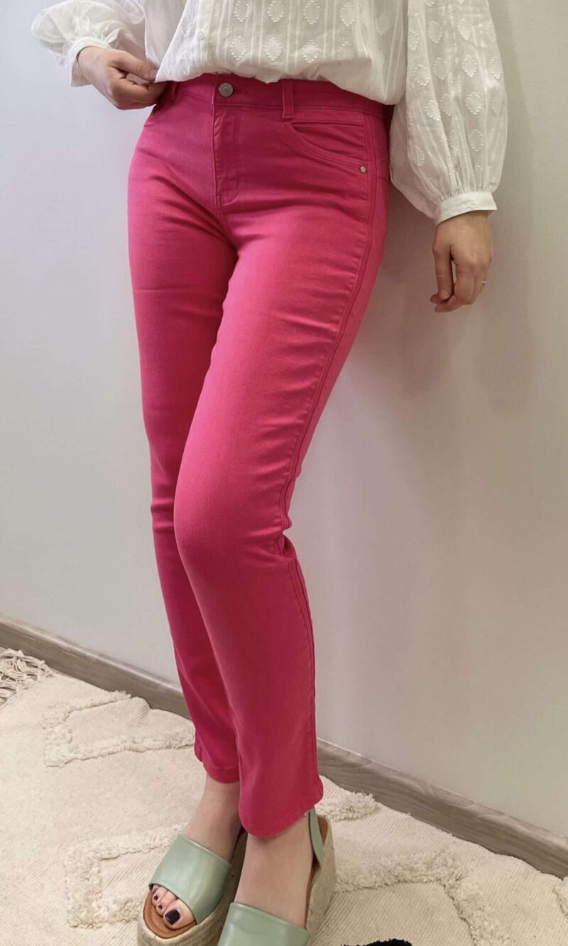 pantalon rose collection printemps 2024 de la marque c'est beau la vie, coupe slim