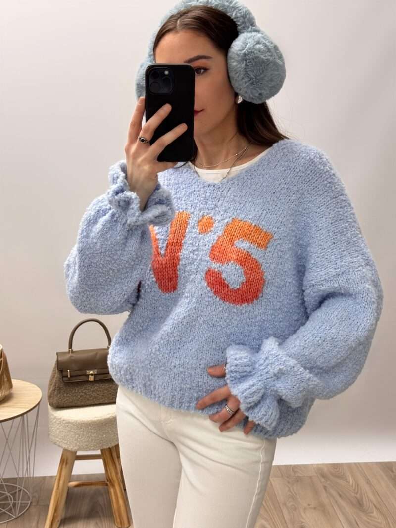 Pull doudou n5 bleu – Image 3