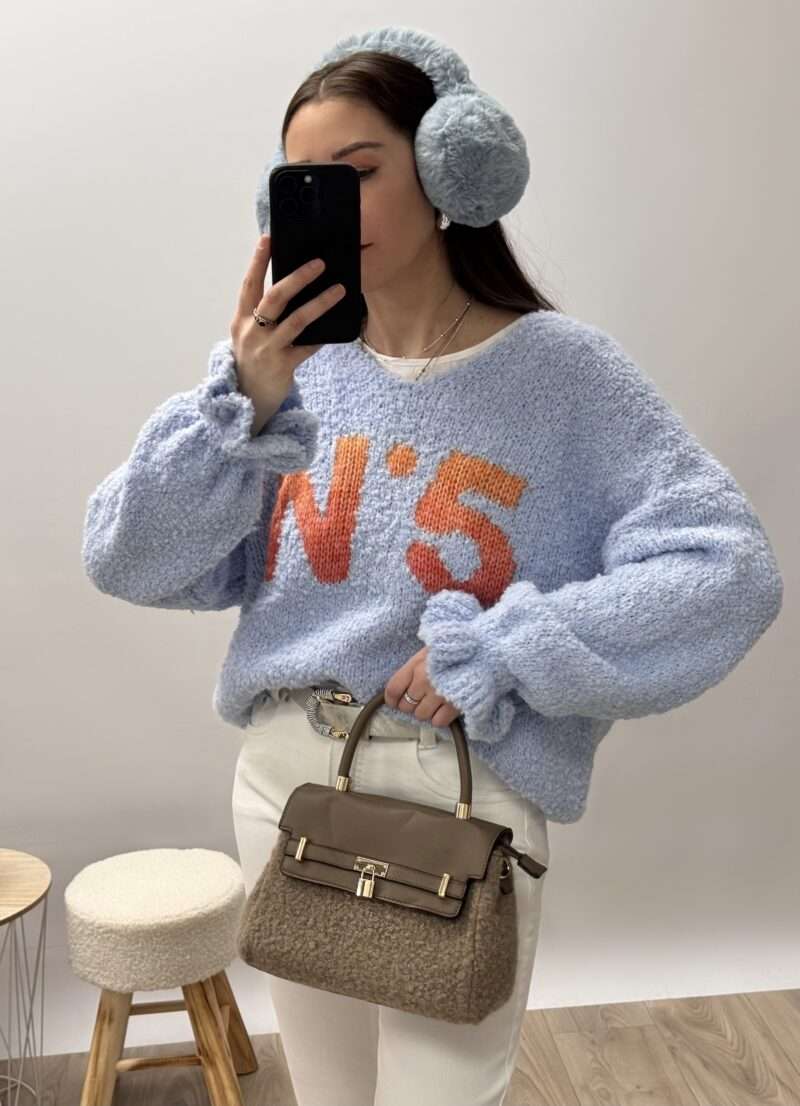 Pull doudou n5 bleu