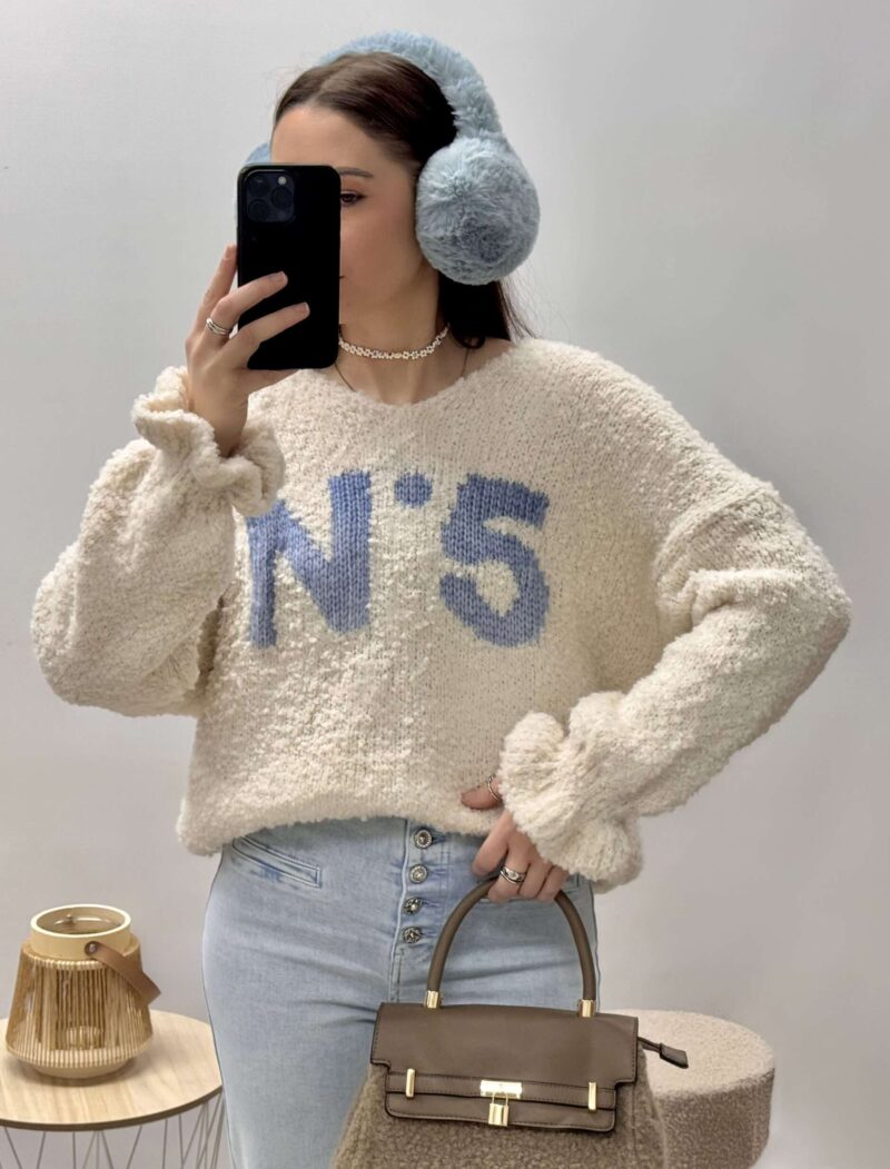 Pull doudou n5 crème