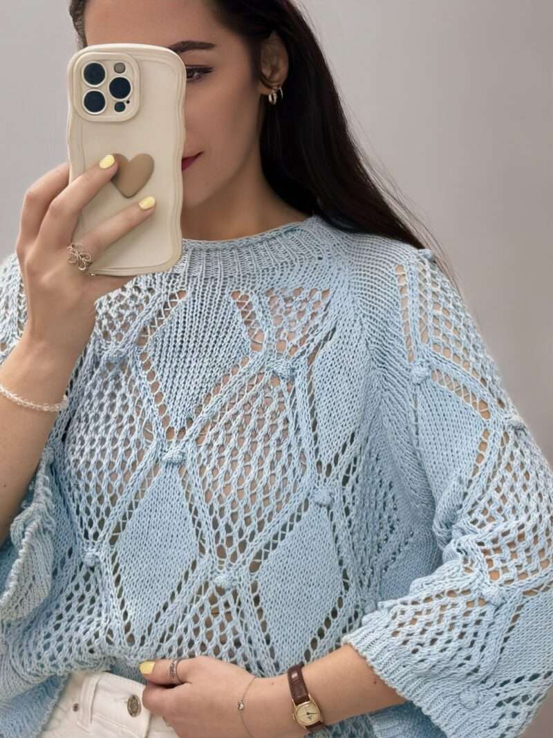 Pull en maille ajouré – Image 2