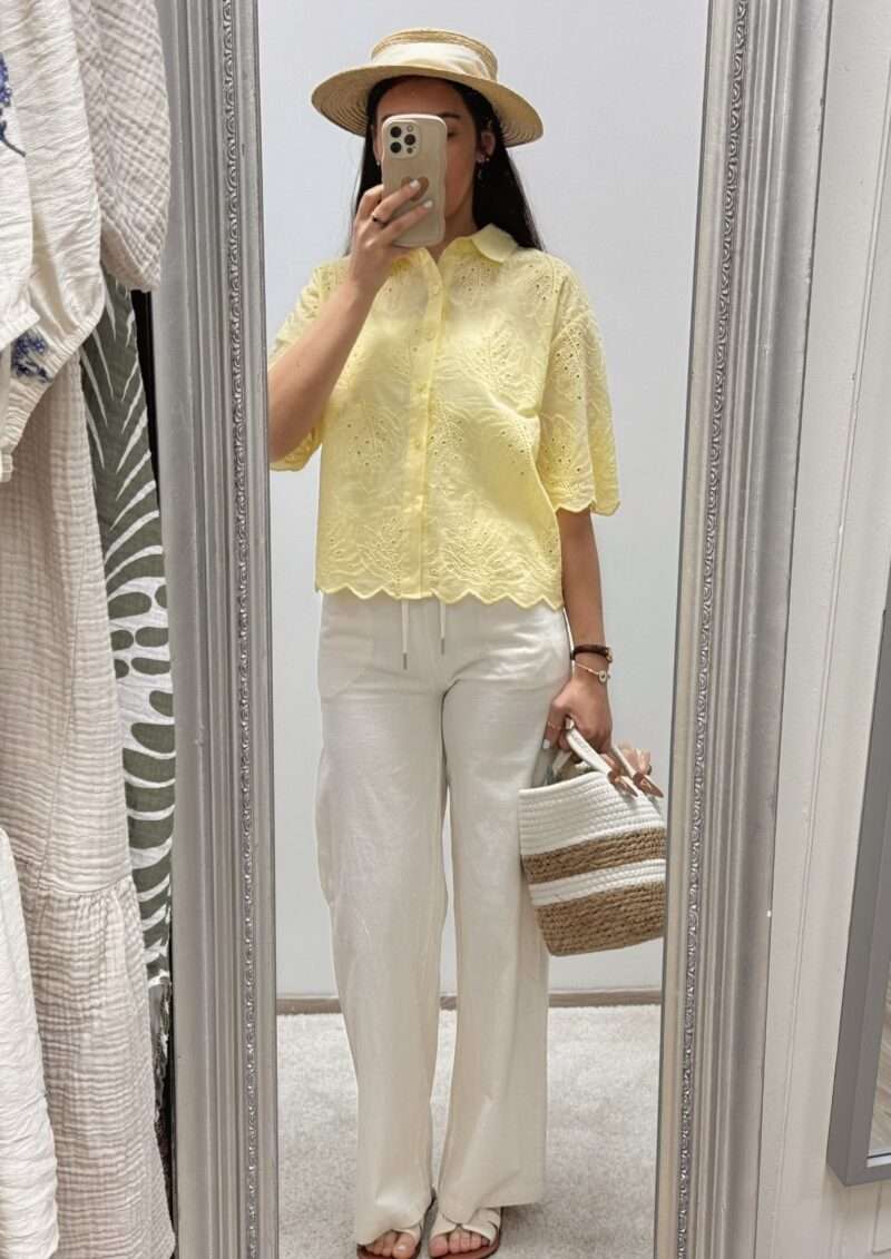 chemise broderies ajourées – Image 4