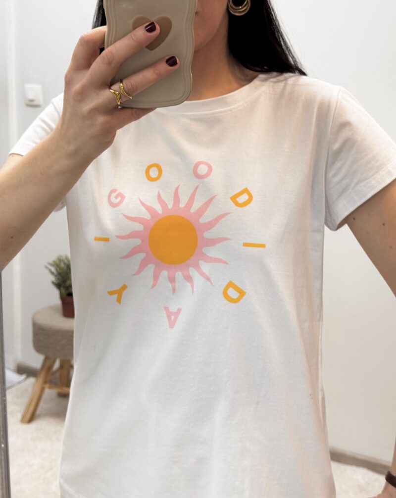 t-shirt motif soleil – Image 2