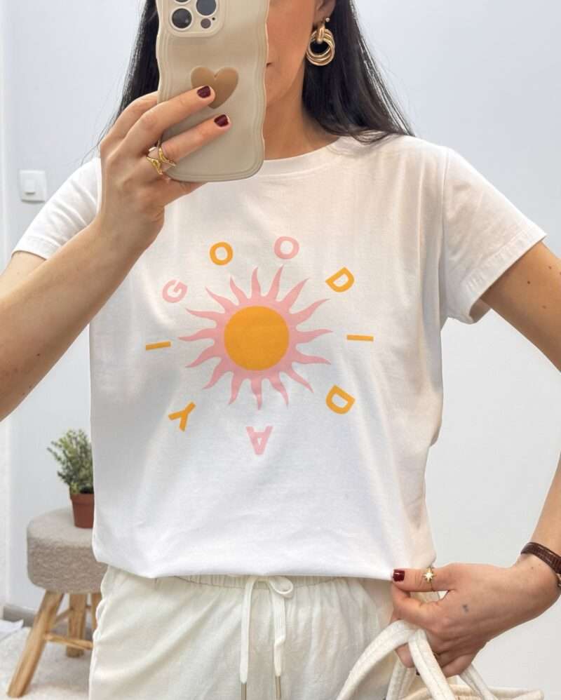 t-shirt motif soleil – Image 3