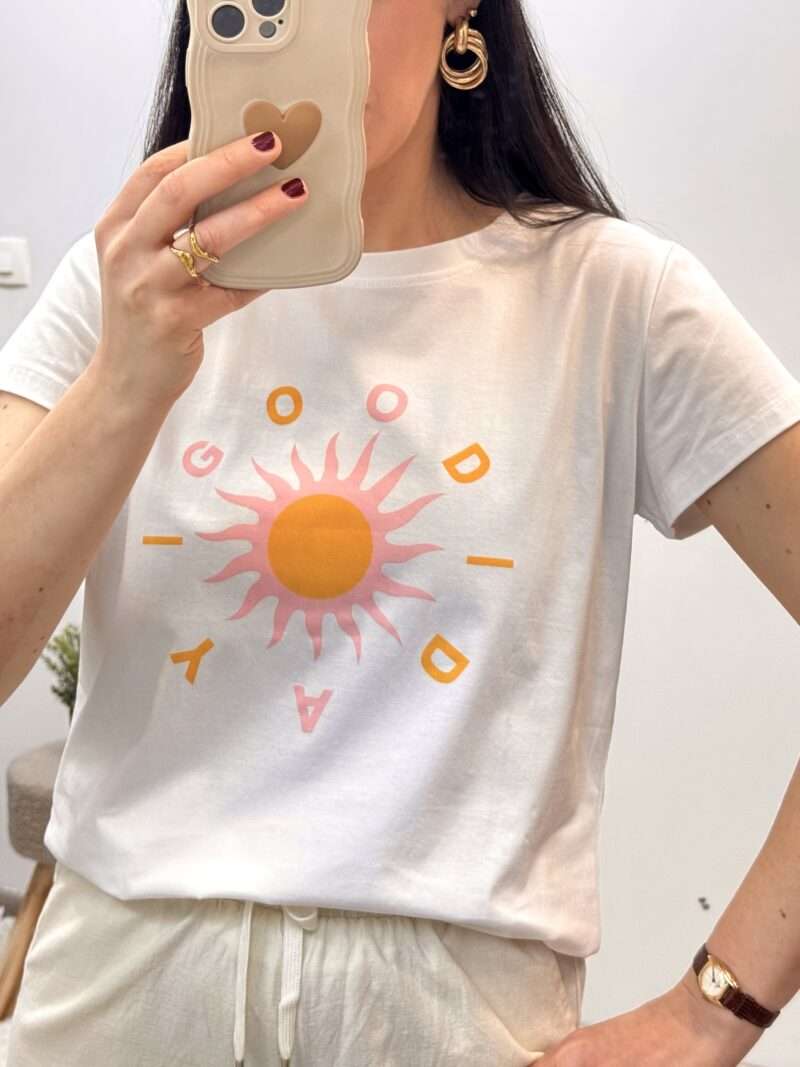 t-shirt motif soleil