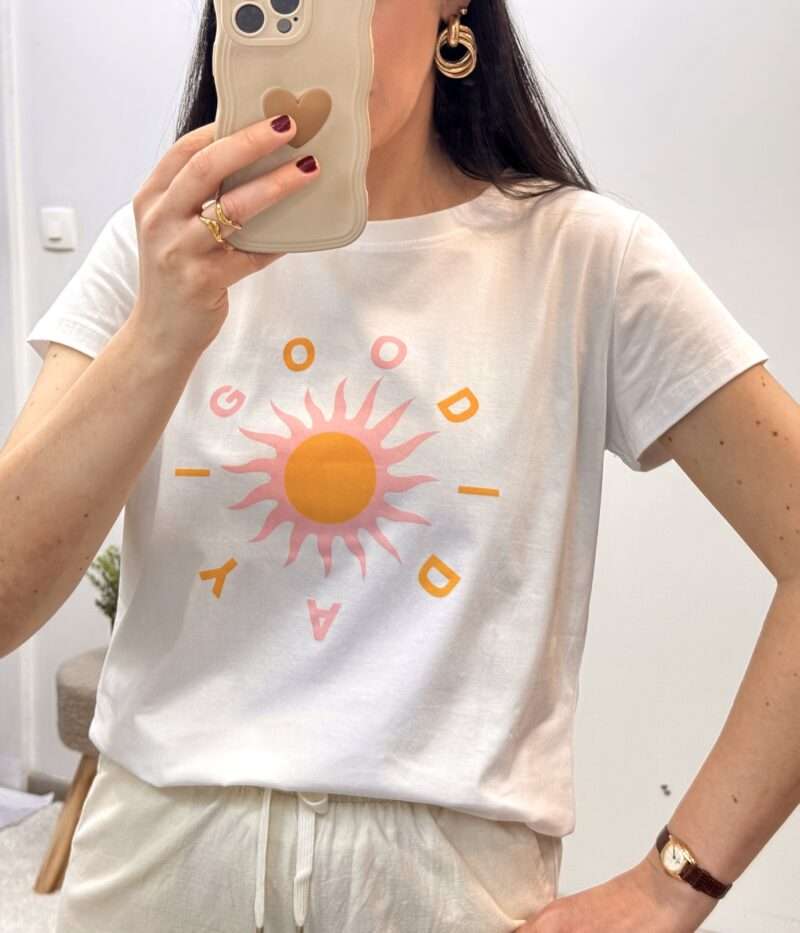 t-shirt motif soleil