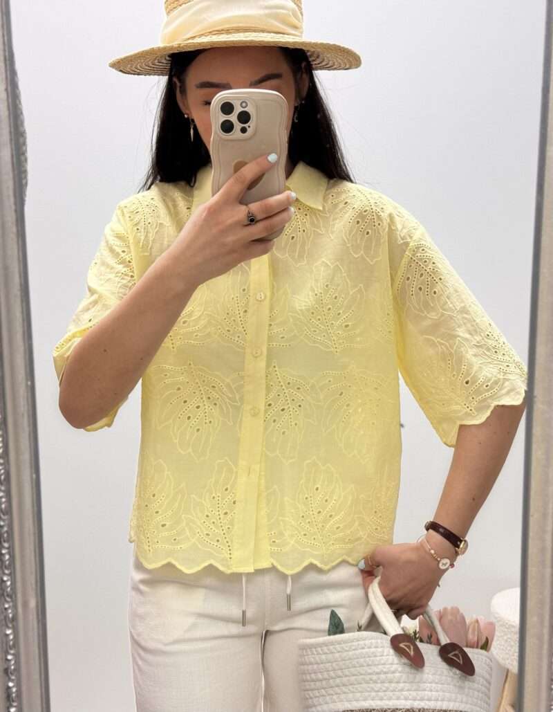 chemise broderies ajourées – Image 3