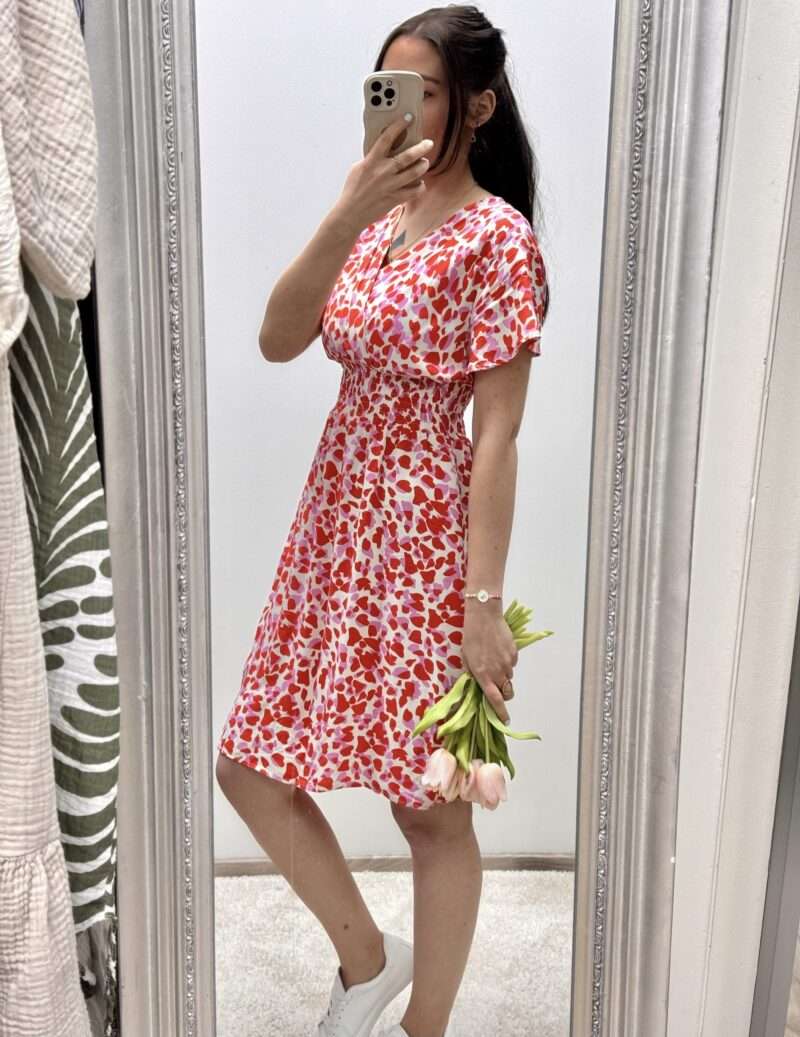 robe courte imprimé cœurs – Image 2