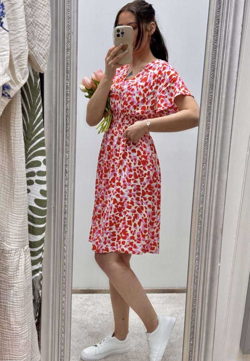 robe courte imprimé cœurs – Image 4