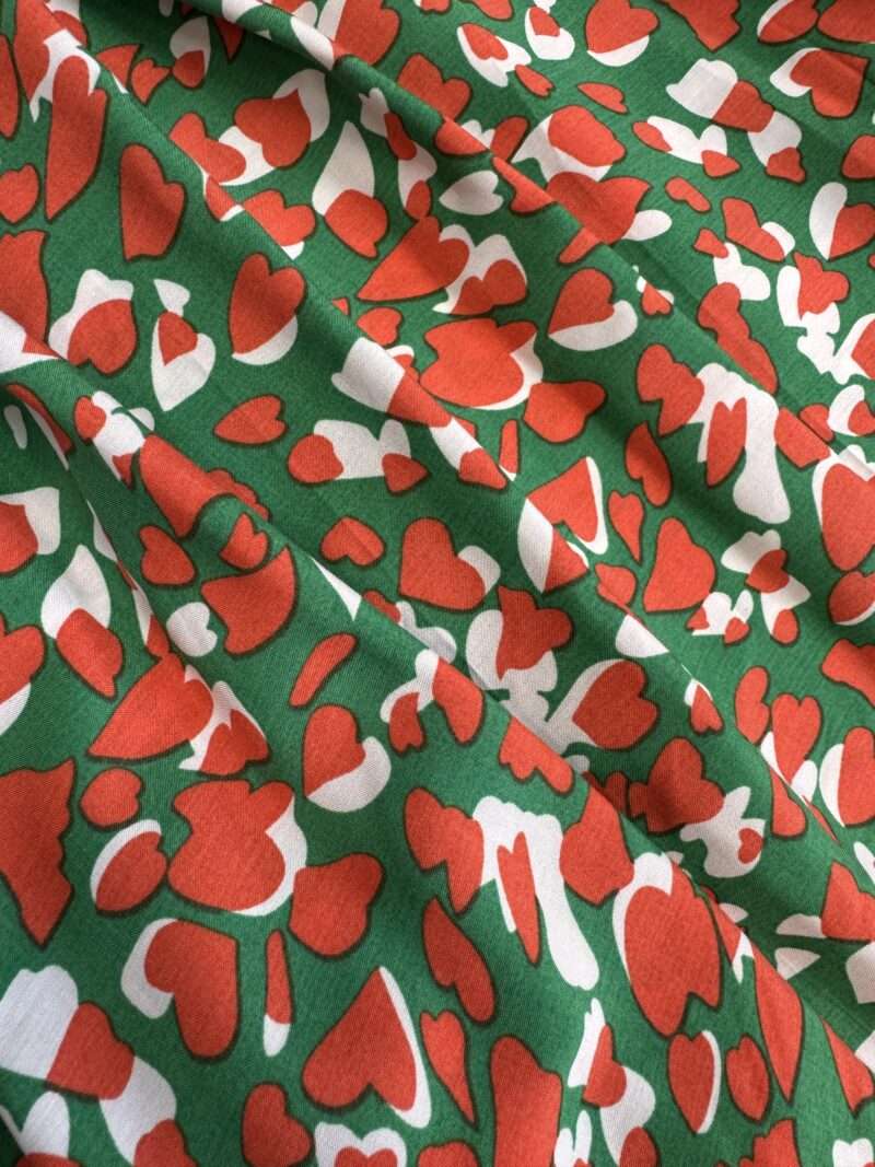 robe courte imprimé cœurs – Image 2