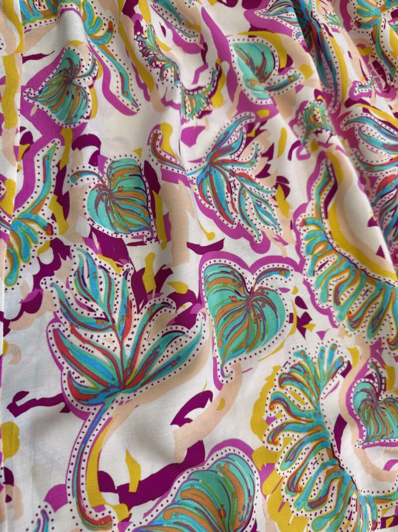 robe longue fleurie sans manches – Image 2