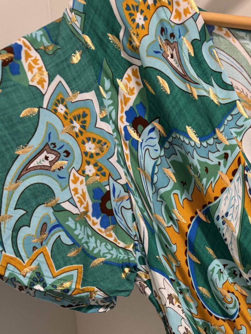 robe longue imprimé cachemire – Image 2