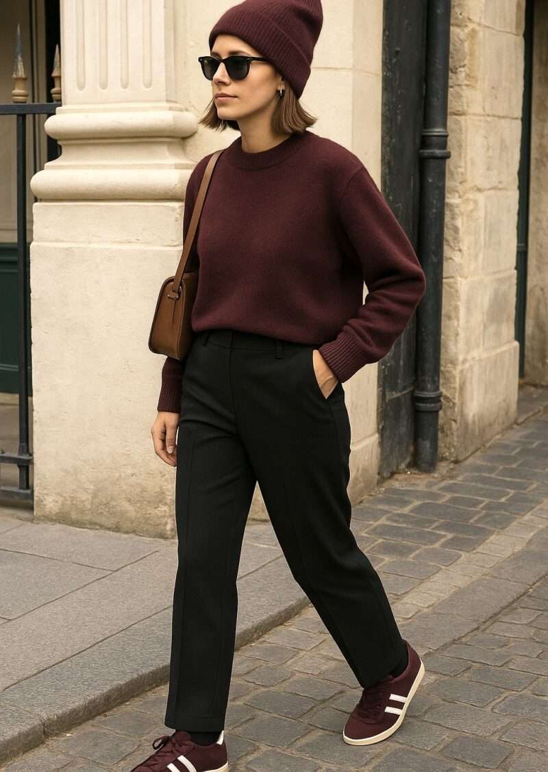 Pantalon Anna Montana Mila noir – Image 4