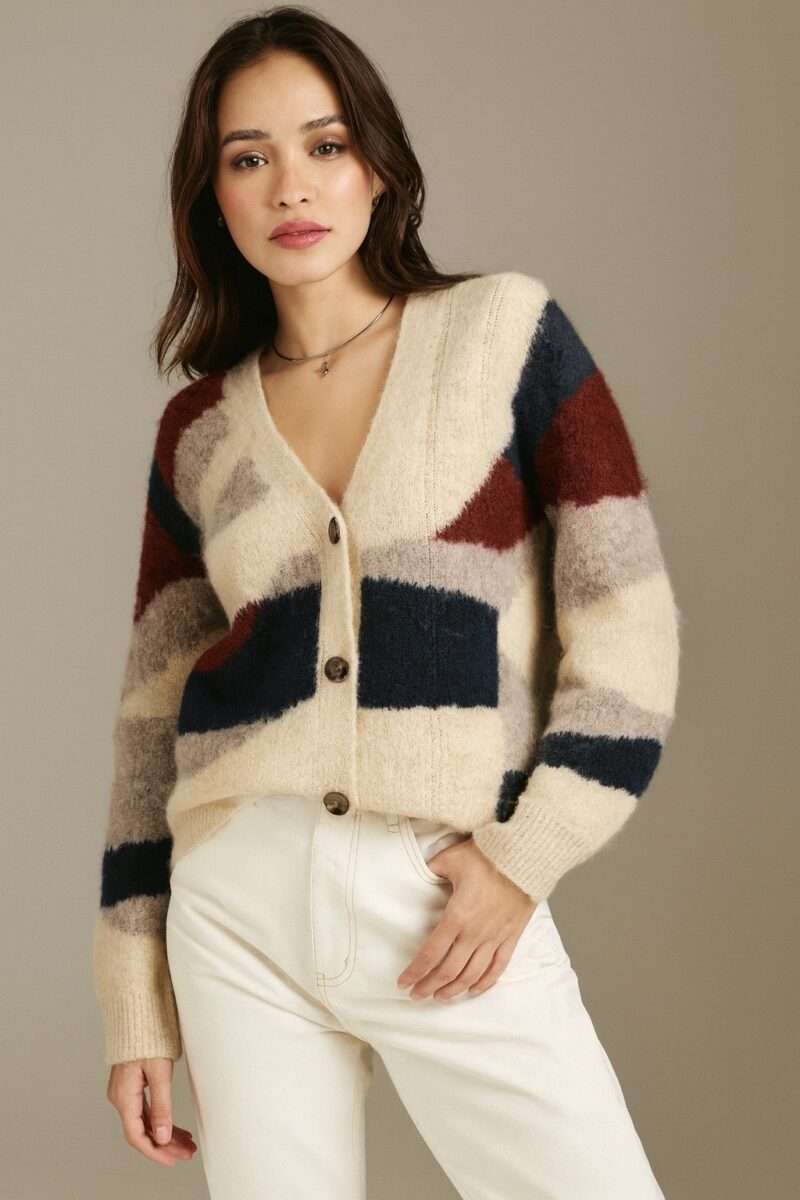 Cardigan Chaud en Maille Épaisse
