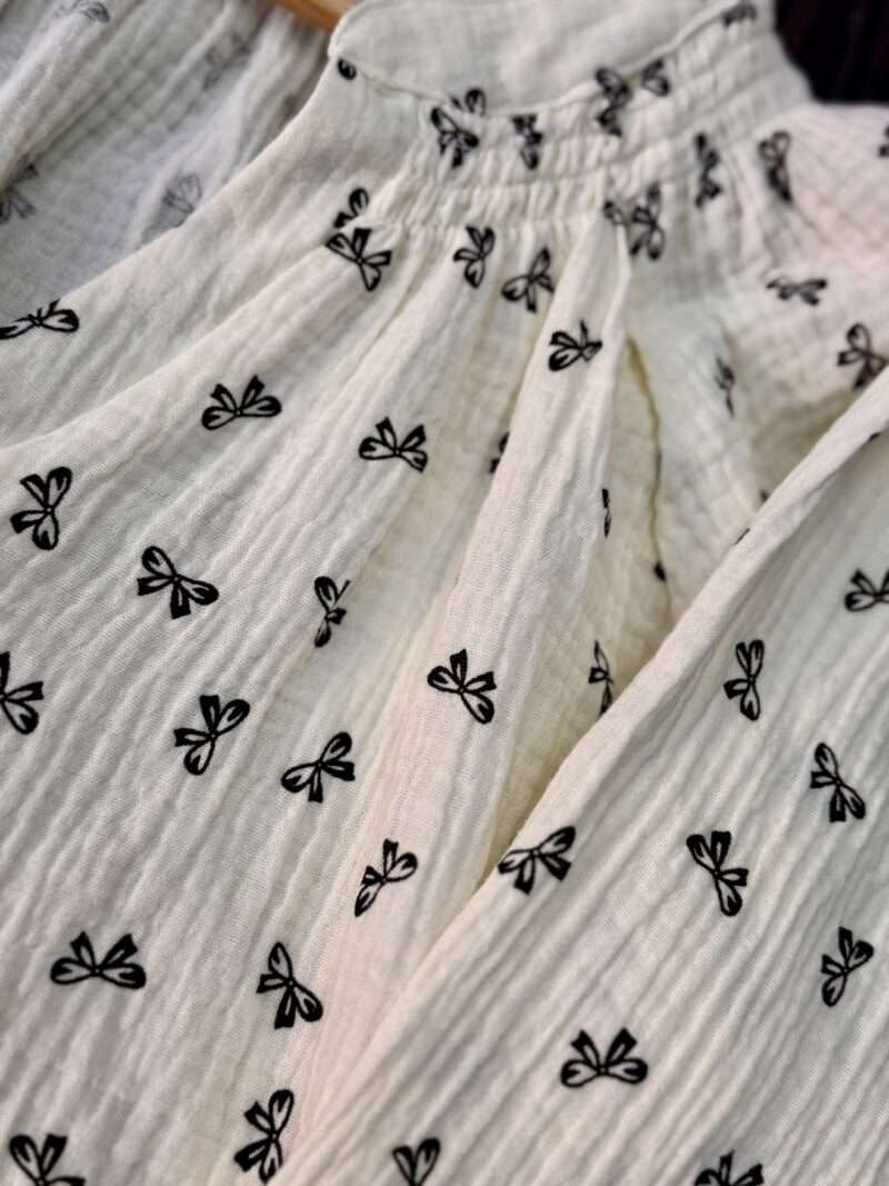 Blouse Nœuds Romantique – Image 2