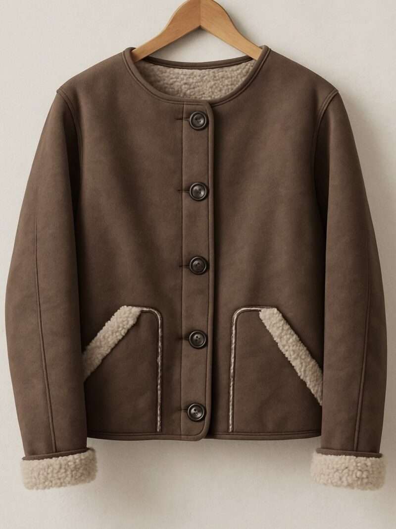 Veste courte Réversible Daim et Mouton