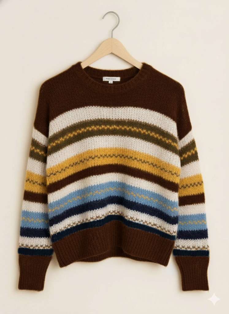 Pull en Maille rayé