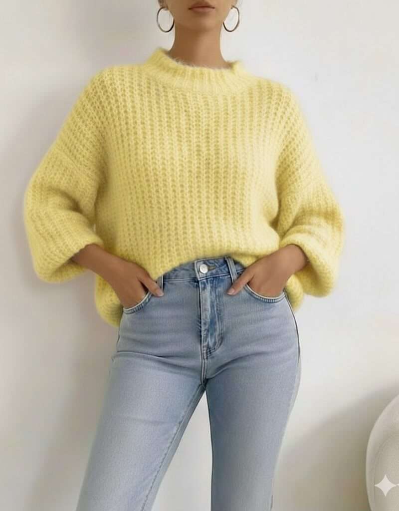 pull en grosse maille