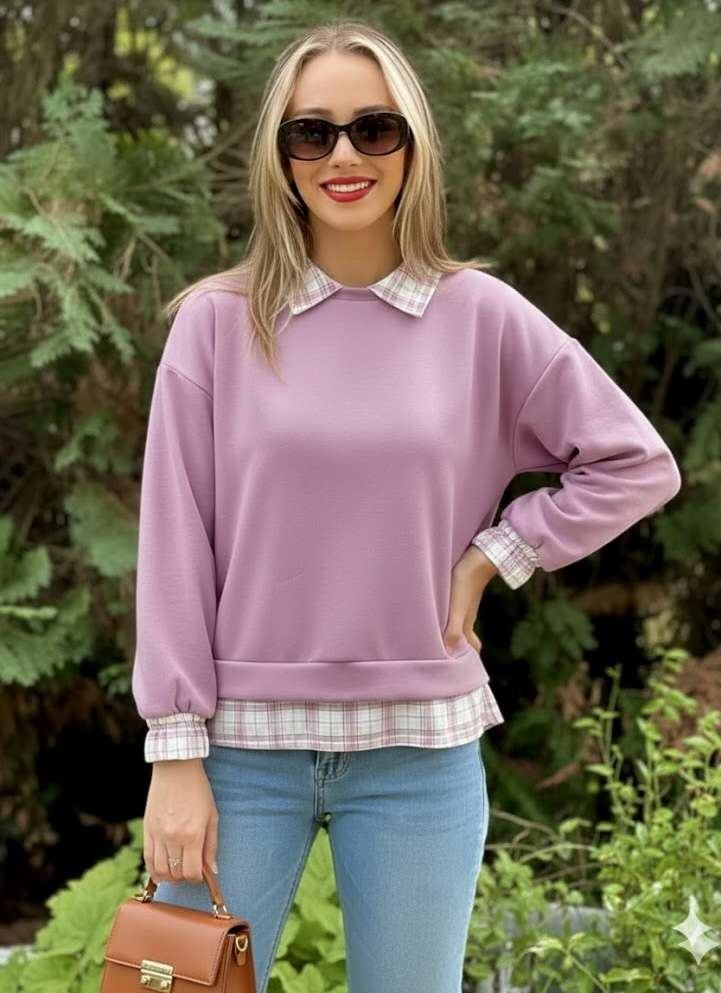 Pull chemise - T.U du 38 au 46