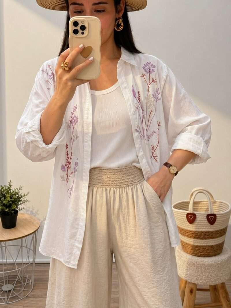 Ensemble chemise + débardeur