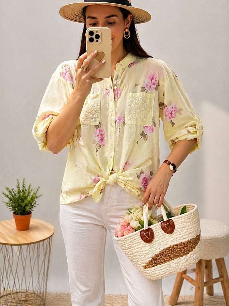 Blouse imprimé fleuri