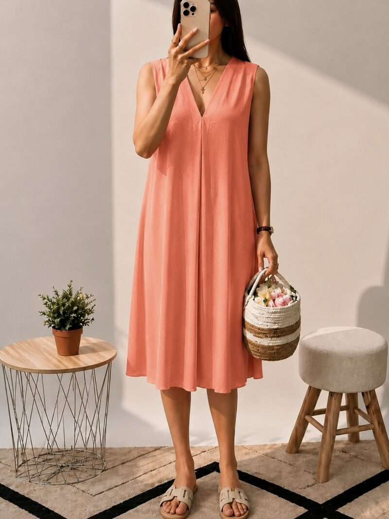 Robe d'été mi-longue
