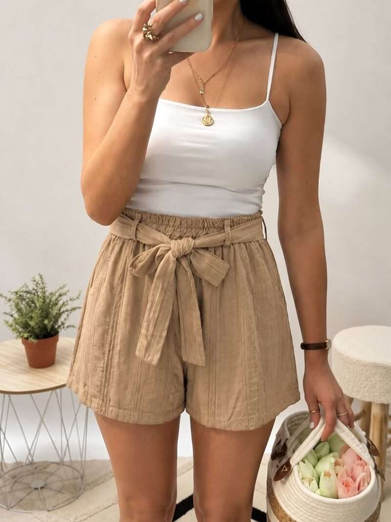 Short d'été en coton