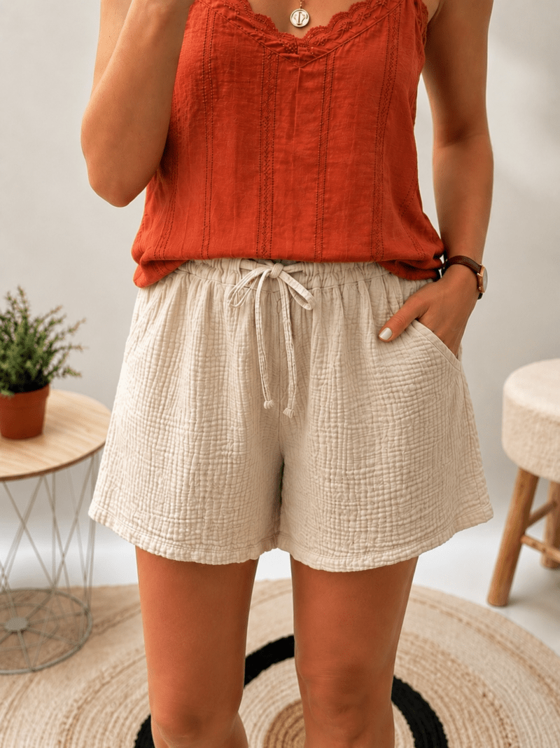 Short en gaze de coton