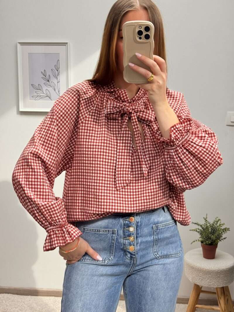 Chemise à carreaux vichy