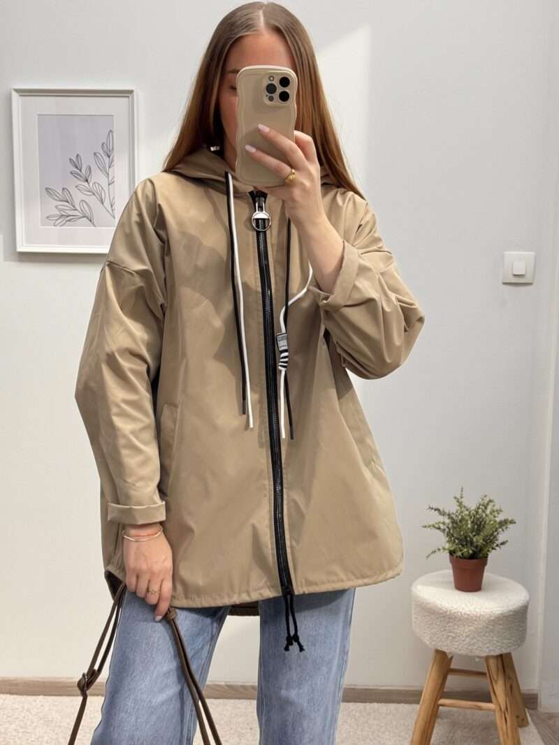 Trench veste coupe-vent
