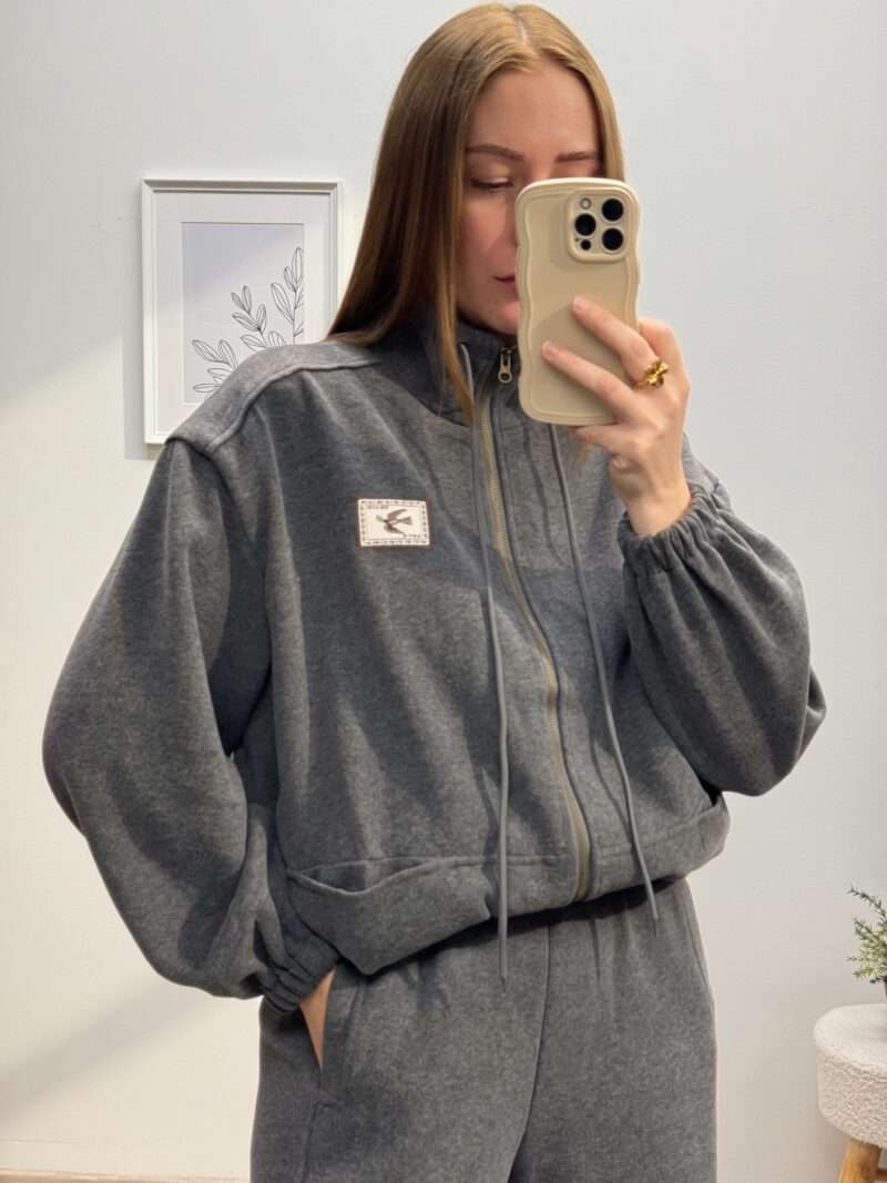 Gilet sweat à fermeture éclair